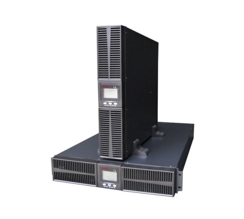Онлайн ИБП ДКС серии Small Rackmount, 1000 ВА/900 Вт, 1/1, 6xIEC C13,EPO, USB, RS-232, RJ45, Rack 2U, 2x9Ач