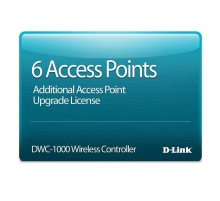 Электронный ключ для активации ПО/ DWC-1000-AP6 License for supporting 6 additional APs on DWC-1000