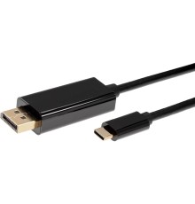 Кабель-адаптер/ Кабель-адаптер USB 3.1 Type-Cm -->DP(m) 4K@60Hz, 1,8m iOpen (Aopen/Qust) <ACU422MC-1.8M>