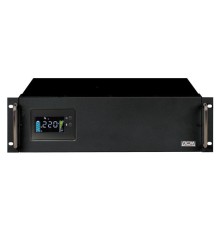 Источник бесперебойного питания Powercom King Pro RM, Line-Interactive, 3000VA/2400W, Rack mount 3U, 8*IEC320-C13 (8 batt), Serial+USB, SmartSlot, LCD, black (1152615)