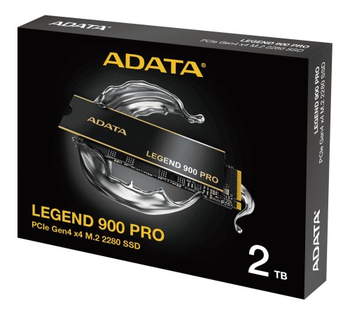 Твердотельный накопитель/ ADATA SSD LEGEND 900 PRO, 2000GB, M.2(22x80mm), NVMe 1.4, PCIe 4.0 x4, 3D NAND, R/W 7400/6500MB/s, IOPs н.д./н.д., TBW 1200, DWPD 0.3 (5 лет) Твердотельный накопитель/ ADATA SSD LEGEND 900 PRO, 2000GB, M.2(22x80mm), NVMe 1.4, PCIe 4.0 x4, 3D NAND, R/W 7400/6500MB/s, IOPs н.д./н.д., TBW 1200, DWPD 0.3 (5 лет)