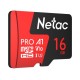 Носитель информации Netac P500 Extreme PRO 16GB MicroSDHC V10/U1/C10 up to 100MB/s, retail pack card only