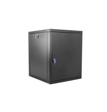 Шкаф ЦМО Шкаф телекоммуникационный настенный сварной 12U (600  350) съёмные стенки, дверь металл, чёрный