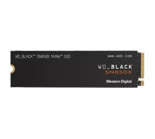 Твердотельный накопитель Western Digital Black SN850X SSD M2.2280 PCIe 4.0 2Tb, 7300MBs/6600MBs, TBW 1200, WDS200T2X0E , 1 year