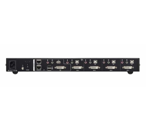 КВМ перевключатель ATEN 4-Port USB DVI Multi-View KVMP Switch