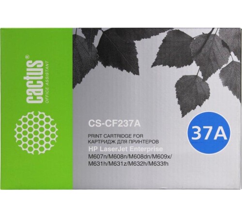 -/ Картридж лазерный Cactus CS-CF237A CF237A черный (11000стр.) для HP LJ M607n/M608n/M608dn/M609x/M631