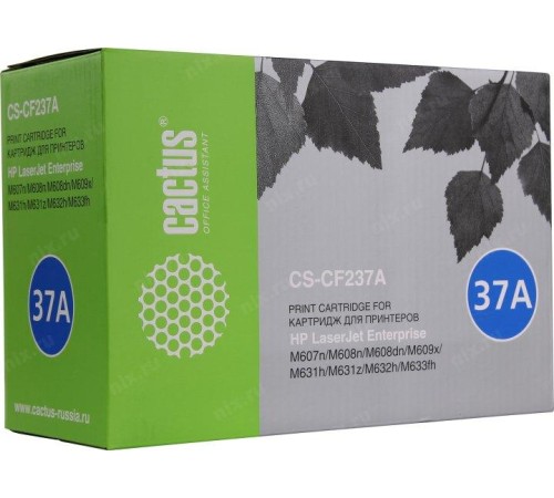 -/ Картридж лазерный Cactus CS-CF237A CF237A черный (11000стр.) для HP LJ M607n/M608n/M608dn/M609x/M631