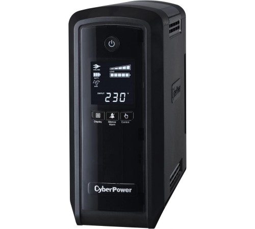 ИБП CyberPower CP900EPFCLCD, Line-Interactive, 900VA/540W, 6 Schuko розеток, USB, RJ11/RJ45, LCD дисплей, Black, 0.33х0.36х0.2м., 8.3кг./ UPS Line-Interactive CyberPower CP900EPFCLCD 900VA/540W USB/RJ11/45 (6 EURO), с чистым синусом при работе от АКБ