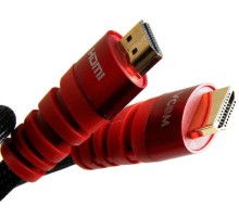 Кабель/ Кабель HDMI 19M/M ver. black and red 2.0, 3m VCOM <CG526S-R-3M> Blister
