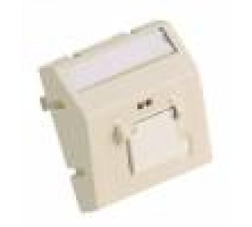 Адаптер 45х45 с одной наклонной вставкой на один модуль MiniCom/ Adapter, 45x45mm, 1 Port Sloped Shuttere