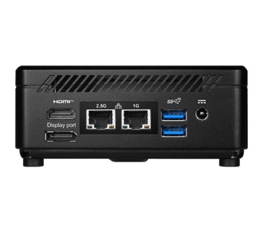 Персональный компьютер MSI Cubi 5 12M Core i5-1235U (1.3GHz), 16Gb(8*2)DDR4 SO-DIMM, 512GB SSD M.2, Intel UHD Graphics, noDVD, WiFi, BT, 65W, VESA Mount kit, no keyboard&mouse, Win11Pro, 1y war-ty