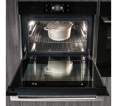 Встраиваемые электрические духовки ASKO/ Арт. 507874 ; 45.5x59.5x54.6 см, приготовление на пару, 51 л, 22 режимов, щуп, антрацит