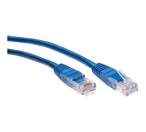 Патчкорд/ Патчкорд литой "Telecom" UTP кат.5е 10,0м синий