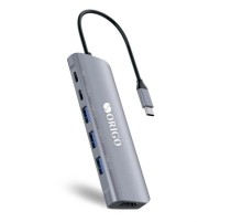 Док-станция ORIGO Док-станция USB-C, 3xUSB 3.0, 1xUSB-C/PD 3.0, 1xUSB-C, 1xHDMI
