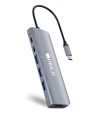 Док-станция ORIGO Док-станция USB-C, 3xUSB 3.0, 1xUSB-C/PD 3.0, 1xUSB-C, 1xHDMI