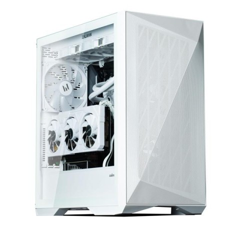 Корпус ZALMAN Z9 Iceberg MS, EATX, WHITE, WINDOW, 4x3.5", 5x2.5", 2xUSB2.0, 2xUSB3.0, 1xUSB 3.1 Gen2 Type-C, FRONT 3x140mm ARGB, REAR 1x140mm ARGB