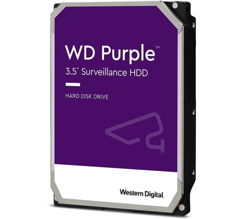 Жесткий диск/ HDD WD SATA3 6Tb Purple Video IntelliPower 5640rpm 128Mb 1 year warranty