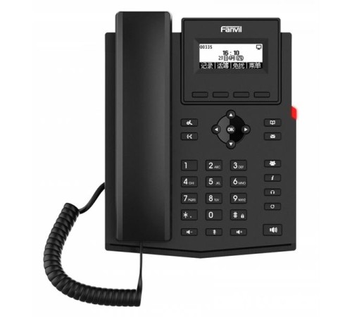 Телефон Fanvil X301G, 2 SIP-акк., 2,3", 132x64 Ч/Б экран, POE, БП в комп., 2x1 Gbps Телефон Fanvil X301G, 2 SIP-акк., 2,3", 132x64 Ч/Б экран, POE, БП в комп., 2x1 Gbps