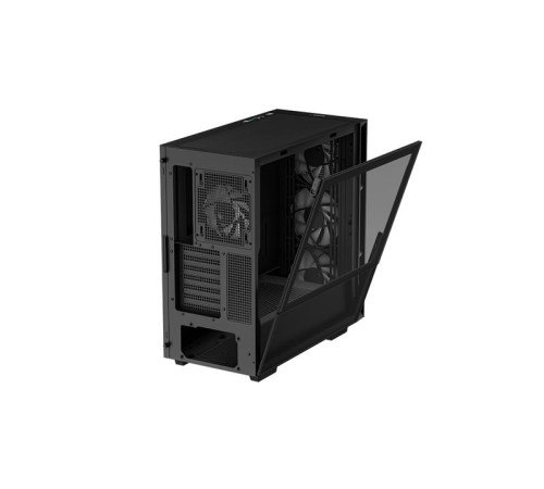 корпус Deepcool CH560 без БП, боковое окно (закаленное стекло), 3x140мм ARGB вентилятор спереди и 1x120мм ARGB вентилятор сзади, черный, ATX (R-CH560-BKAPE4-G-1)