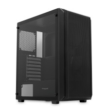 Корпус без блока питания/ Case HSPD M730, Mesh Mid Tower, Black, TG, 0.4 SPCC, no fans, E-ATX, ATX, mATX, mITX, 155/280/175-200mm, 2x2.5", 2x3.5", 7xPCI, 1xUSB-A 3.0, 2xUSB-A 1.0, 335x193x445mm