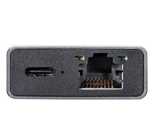 Aдаптер/ Адаптер Type-Cm --> 6в1 RJ-45+3USB3.0(f) +PD+HDMI Alum Shell VCOM <CU459>