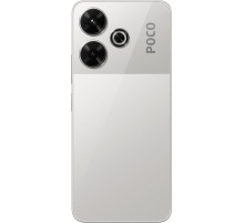 POCO M6 Silver (2404APC5FG), 17,25 см (6.79") 20:9 2400 x 1080, 2x2.20 GHz Cortex-A75 + 6x1.80 GHz Cortex-A56, 8 Core, 8 GB, 256 GB, 108 МП + 2 МП/13Mpix, 2 Sim, 2G, 3G, LTE, BT v5.0, WiFi 802.11 a/b/g/n/ac/ax, NFC, A-GPS, GALILEO, BEIDOU, GLONASS, G