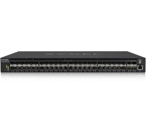 Коммутатор/ ZYXELXGS4600-52F AC L3 Managed Switch, 48 port Gig SFP, 4 dual pers.  and 4x 10G SFP+, stackable, dual PSU AC