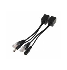 Passive PoE инжектор и сплиттер до 60V/ Passive PoE инжектор и сплиттер до 60V. Комплект позволяет подать данные и питание на IP устройства без поддержки PoE. Рабочее напряжение: 5V-60V DC. Скорость передачи данных: 10/100 Мбит/с. Пины питаниия PoE: 4,5(+