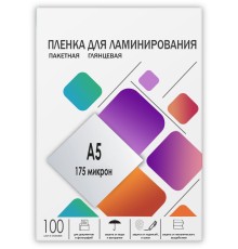 Пленка 154х216 (175 мик) 100 шт./ Пленка для ламинирования A5, 154х216 (175 мкм) глянцевая 100шт, ГЕЛЕОС [LPA5-175]
