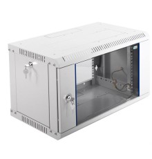 Шкаф ЦМО Шкаф телекоммуникационный настенный разборный ЭКОНОМ 6U (600х350) дверь стекло