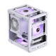 Корпус без блока питания/ Case JONSBO C6-ITX, Micro-Tower, no fan, 1xUSB-A 3.0 + 1xUSB-C 3.1, mDTX, mITX White