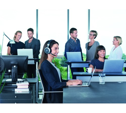 Гарнитура проводная/ Jabra EVOLVE 80 UC Stereo
