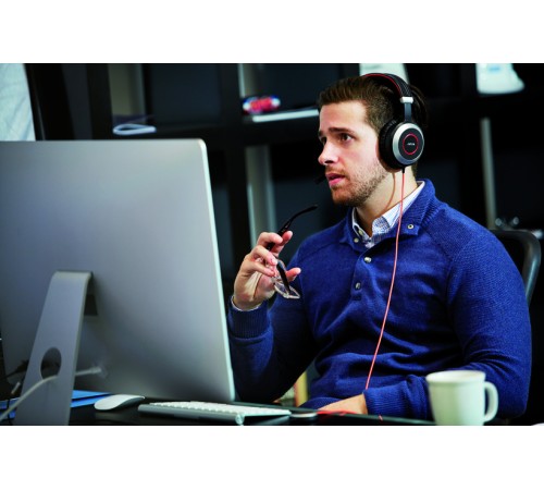 Гарнитура проводная/ Jabra EVOLVE 80 UC Stereo