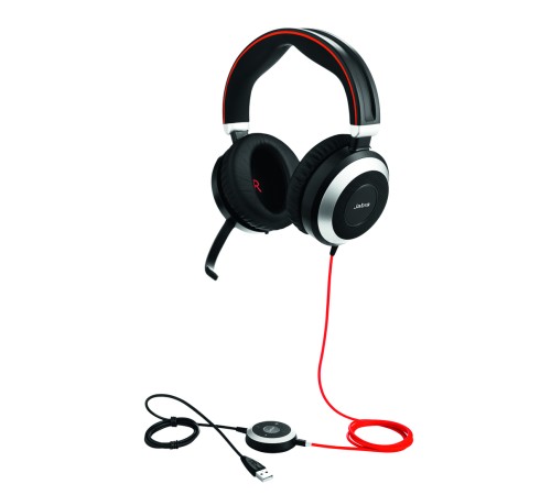Гарнитура проводная/ Jabra EVOLVE 80 UC Stereo