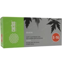 -/ Картридж лазерный Cactus CS-E16 E-16 черный (2000стр.) для Canon FC100/200/300/PC800