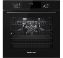 Встраиваемый духовой шкаф KUPPERSBERG/ Встраиваемый духовой шкаф KUPPERSBERG, High-Tech, объем 80 л, 10 режимов работы, телескопические направляющие, цифровой таймер, 2 стекла в дверце, утапливаемые переключатели, энергоэффективность А, цвет черный