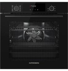Встраиваемый духовой шкаф KUPPERSBERG/ Встраиваемый духовой шкаф KUPPERSBERG, High-Tech, объем 80 л, 10 режимов работы, телескопические направляющие, цифровой таймер, 2 стекла в дверце, утапливаемые переключатели, энергоэффективность А, цвет черный