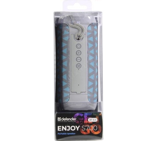 Defender Портативная акустика Enjoy S700 синий, 10Вт, BT/FM/TF/USB/AUX