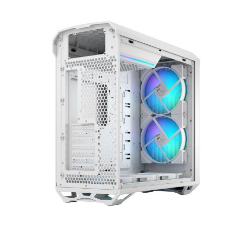 Корпус ПК без блока питания/ Case Fractal Design Torrent RGB TG Clear Tint, Full-Tower, 2x180mm + 3x140mm RGB, 2xUSB-A 3.2 + 1xUSB 3.2 Type-C E-ATX, SSI-CEB, SSI-EEB, ATX, mATX, mITX White