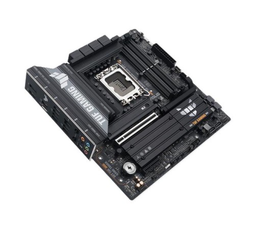 Материнская плата ASUS TUF GAMING B860M-PLUS WIFI, LGA1851, B860, 4*DDR5, 4*SATA, 3*M.2, 6*USB 3.2, 1*USB 2.0, Type-C, 1*PCIx16, 1*PCIx4, DP+HDMI, mATX; 90MB1JV0-M0EAY0