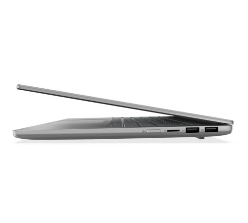 Ноутбук/ Lenovo IdeaPad Slim 5 14AHP10 14"(1920x1200 OLED)/AMD Ryzen 7 8845HS(3.8Ghz)/16384Mb/512PCISSDGb/noDVD/Int:AMD Radeon 780M/Cam/BT/WiFi/60WHr/war 1y/1.39kg/luna grey/noOS + 65W, RU kbd