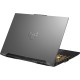 Ноутбук/ ASUS TUF F16 FX607VU-RL061 16"(1920x1200 (матовый, 144Hz) IPS)/Intel Core 5 210H(2.2Ghz)/16384Mb/512PCISSDGb/noDVD/Ext:nVidia GeForce RTX4050(6144Mb)/Cam/BT/WiFi/56WHr/war 1y/2.2kg/Mecha Gray/DOS