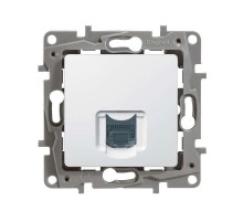 ETIKA Розетка RJ45 кат.5 UTP, бел.