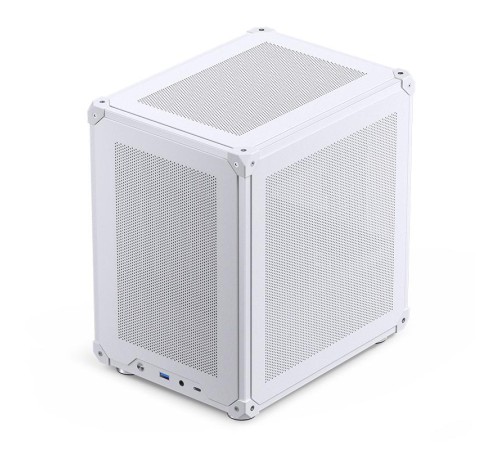 Корпус без блока питания/ Case JONSBO C6-ITX, Micro-Tower, no fan, 1xUSB-A 3.0 + 1xUSB-C 3.1, mDTX, mITX White