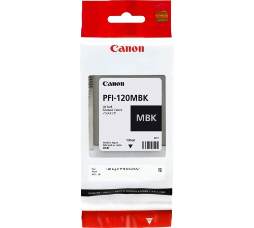Картридж/ INK TANK PFI-120 MATTE BLACK Картридж/ INK TANK PFI-120 MATTE BLACK