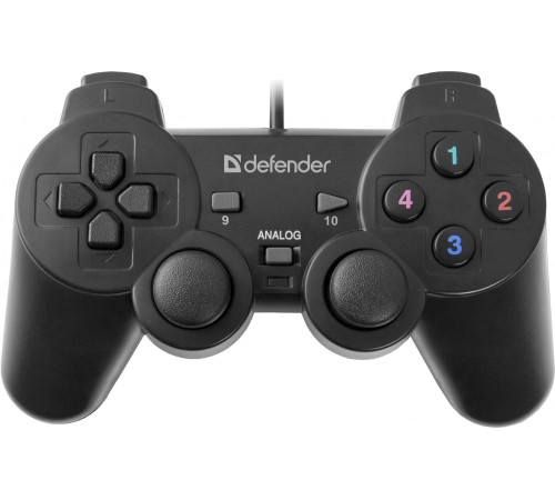 Defender Проводной геймпад Omega USB, 12 кнопок, 2 стика