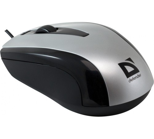 Defender Проводная оптическая мышь Optimum MM-140 серый,3 кнопки,800 dpi USB