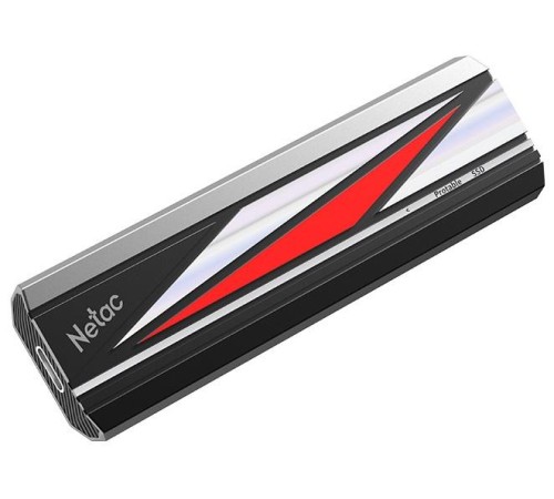 SSD накопитель Netac ZX20L 2TB USB 3.2 Gen 2x2 Type-C External SSD, R/W up to 2000MB/1800MB/s, with USB C to A cable and 20Gbps USB C to C cable, 5Y wty