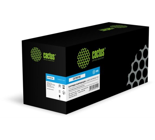 Картридж лазерный Cactus CS-TK8110C TK-8110C Asia-Pacific голубой (6000стр.) для Kyocera Mita Ecosys M8124cidn/M8130cidn