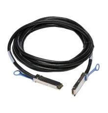 Кабель FiberTrade Кабель прямого подключения FT-QSFP+CabP-AWG30-1 (40G, 30AWG витая пара, QSFP+, 1м)